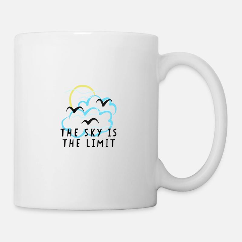 Sky is the Limit Motivation - Mug blanc - blanc