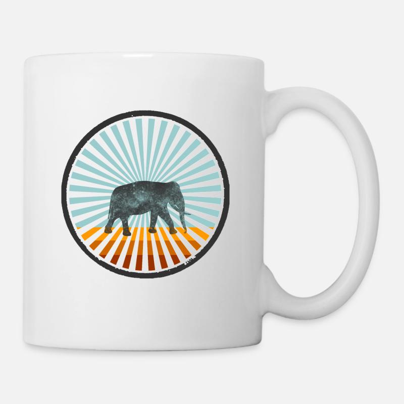 Elefant - Tasse - Weiß