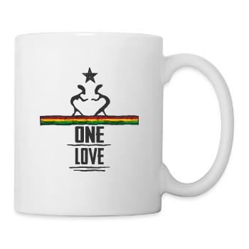 one love reggae - Mug - white - Right