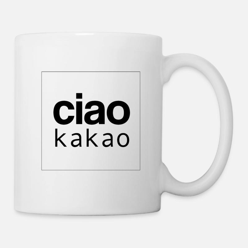 Ciao Kakao 2 - Tasse - Weiß