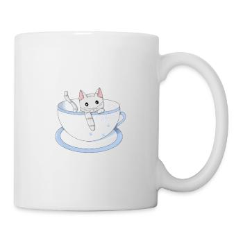 Entspannende Cup Neko Version - Tasse - Weiß - Rechts