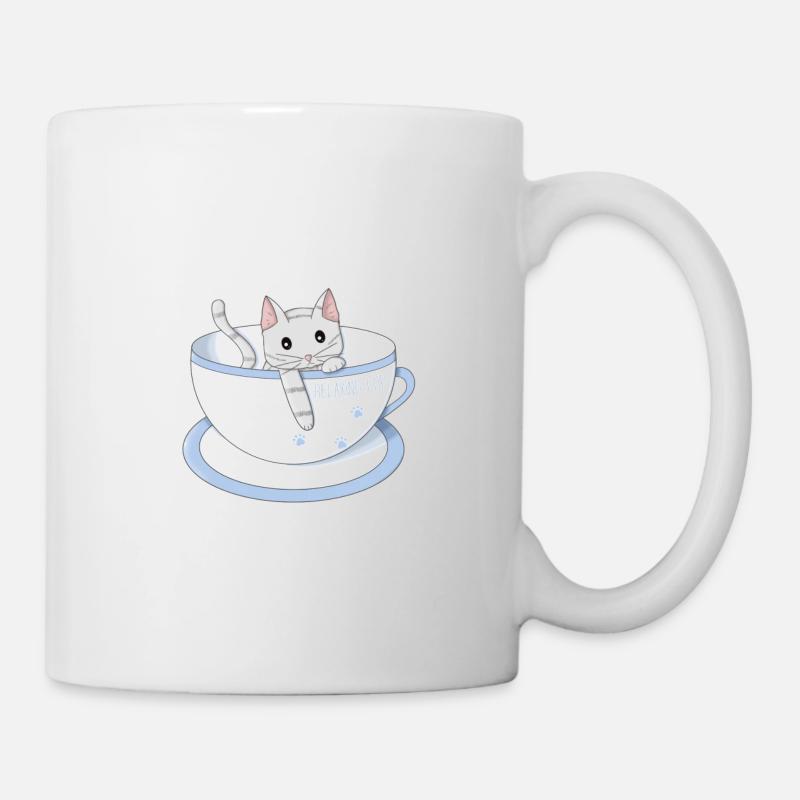 Relaxing Cup Neko version - Mug - white