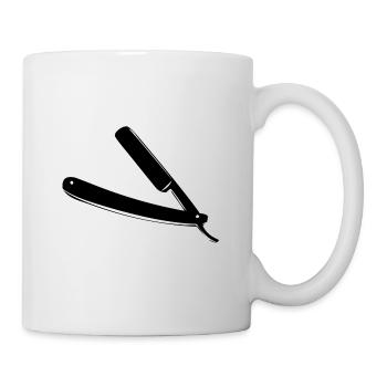 A sharp razor for the beard - Mug - white - Right