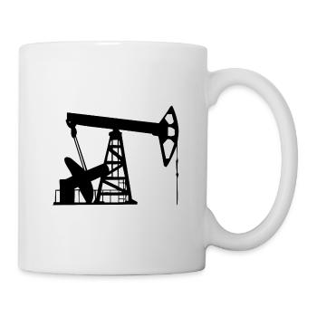Here comes the oil for the cars - Mug - white - Right