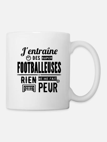 Entraîneur / coach - Footballeuse - Mug blanc - blanc