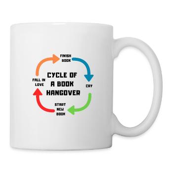 1002 book hangover | Book Rebels - Mug - white - Right