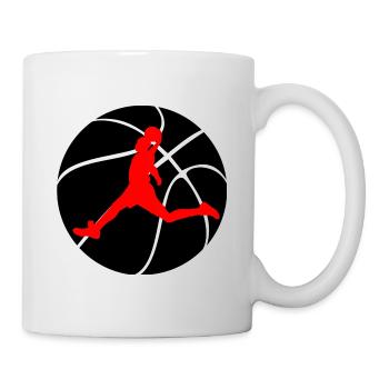 Basketballer Basketball Geschenk Idee - Tasse - Weiß - Rechts