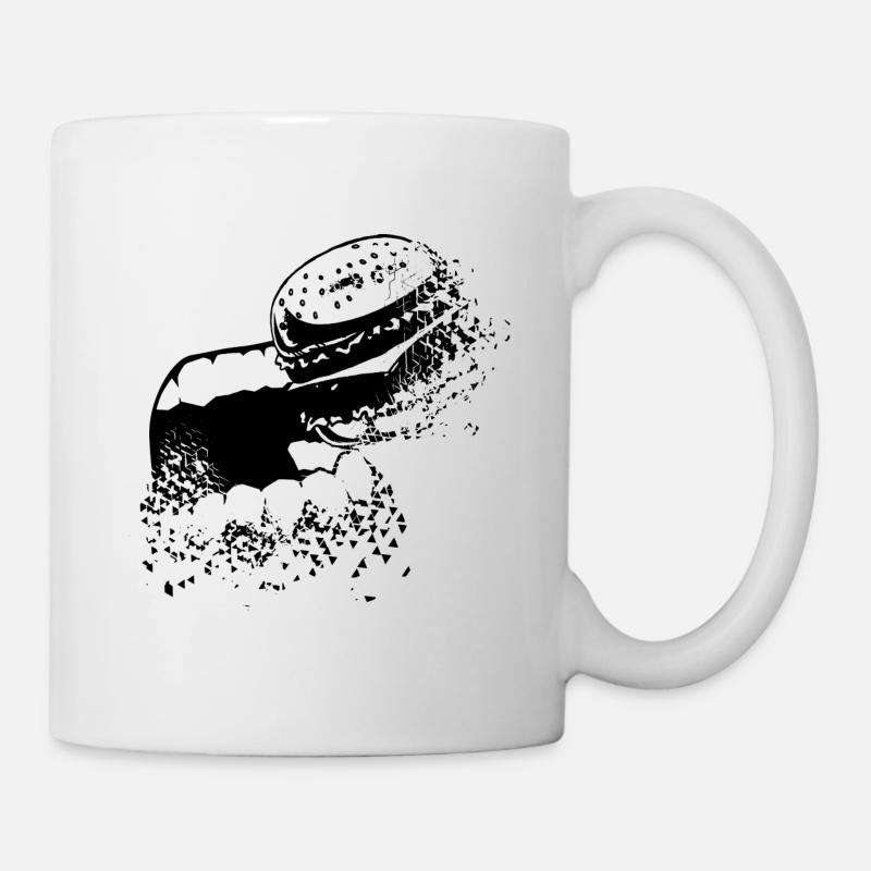 Burger - Mug blanc - blanc