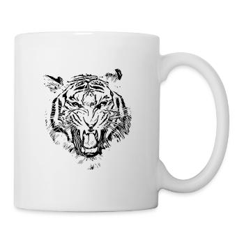 Tiger - Mug blanc - blanc - Droite