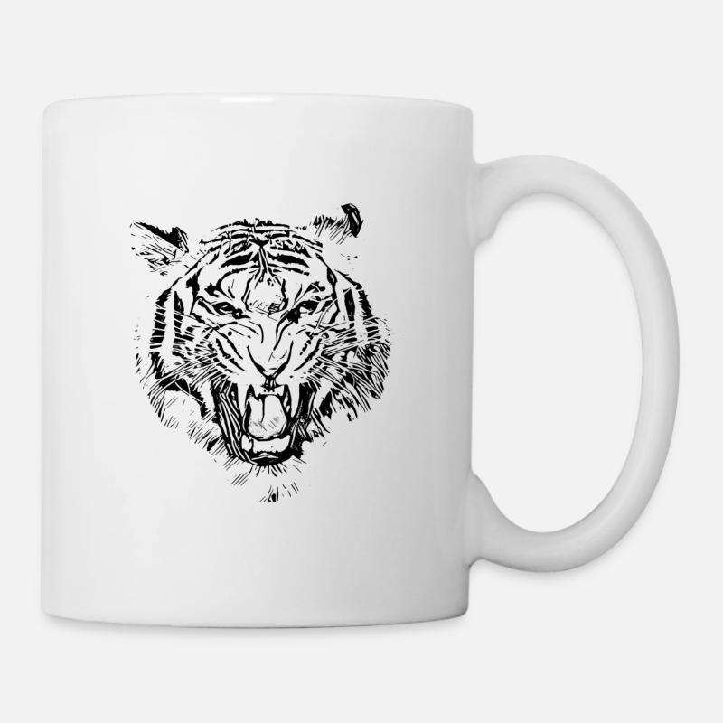 Tiger - Tasse - Weiß