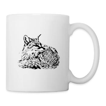 Fuchs - Tasse - Weiß - Rechts
