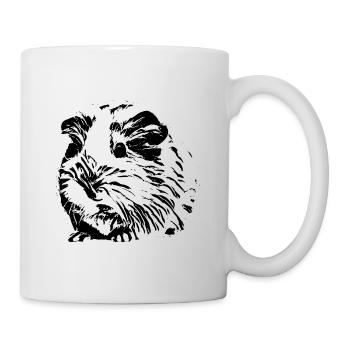 Cochons d'Inde - Mug blanc - blanc - Droite