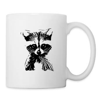 Rat de lavage - Mug blanc - blanc - Droite