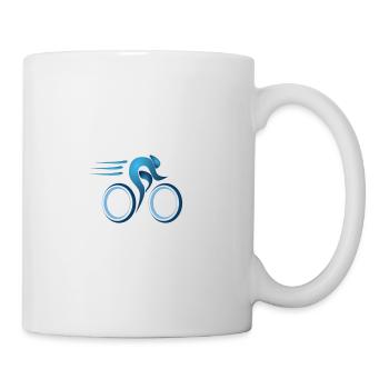 Flowbiker Road Bike Biking Tshirt Speed - Mug - white - Right