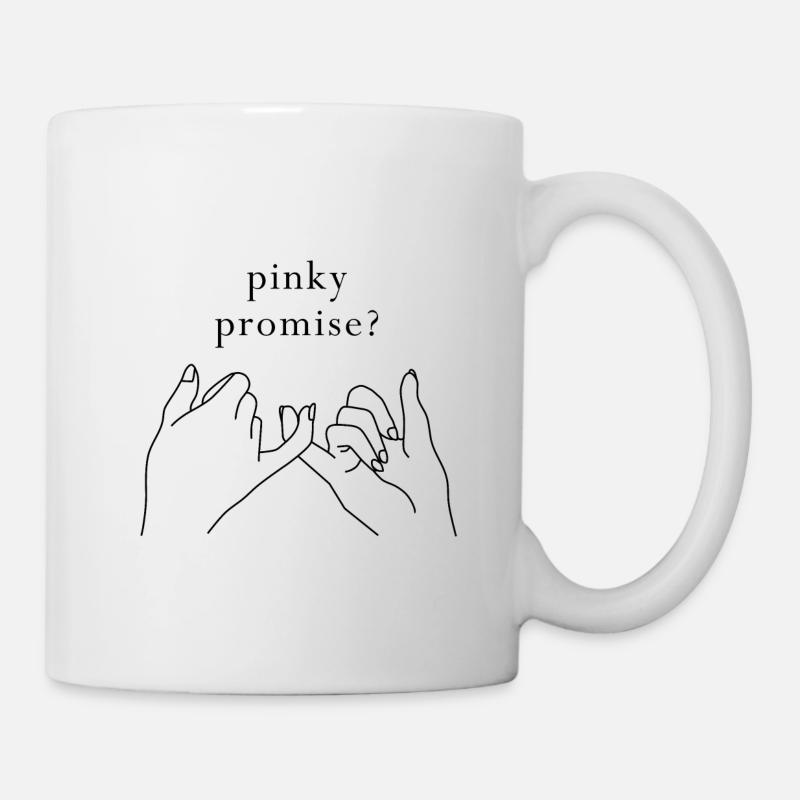 Pinky promise? - Tasse - Weiß