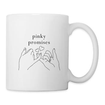 Pinky promise - Tasse - Weiß - Rechts