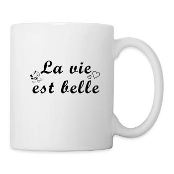 La vie est belle - Mug - white - Right