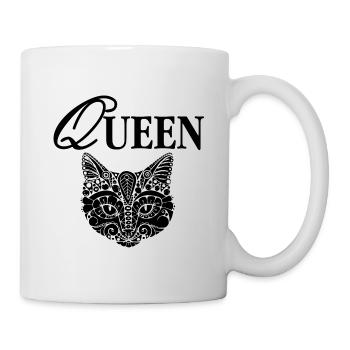 Katzen Sommer Lustig Handkoffer Kätzchen Geschenk - Tasse - Weiß - Rechts