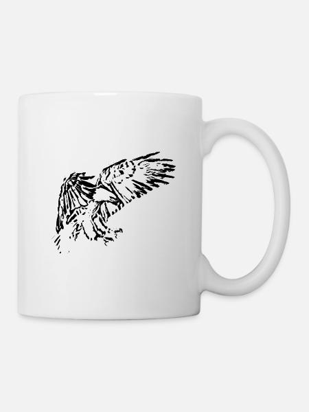 Adler - Tasse - Weiß