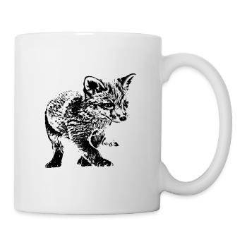 Renard - Mug blanc - blanc - Droite