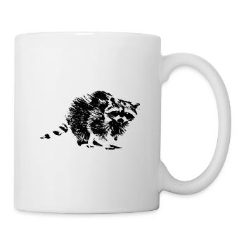Rat de lavage - Mug blanc - blanc - Droite