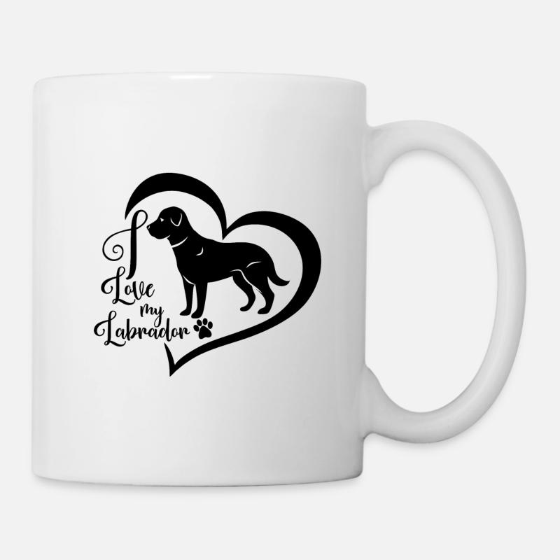 Labrador - Tasse - Weiß