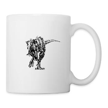 T-Rex - Mug blanc - blanc - Droite