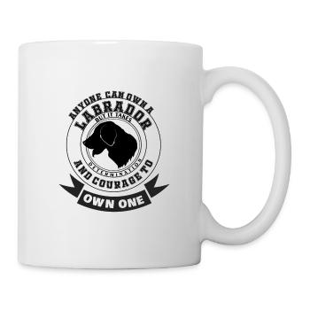 Labrador - Tasse - Weiß - Rechts