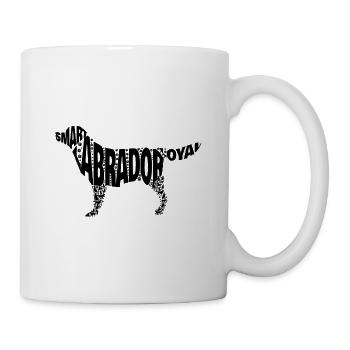 Labrador - Tasse - Weiß - Rechts