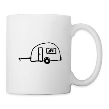 wohnwagen - Tasse - Weiß - Rechts