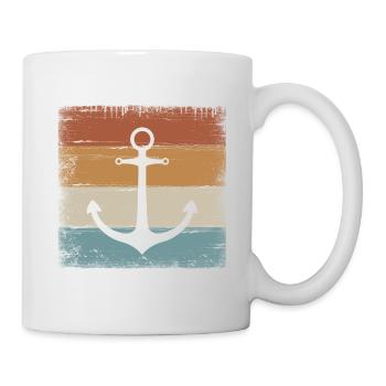 Anker Maritim Meer Seefahrt - Tasse - Weiß - Rechts