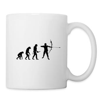 Tir à l'arc - Mug blanc - blanc - Droite