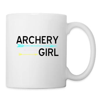 Tir à l'arc - Mug blanc - blanc - Droite
