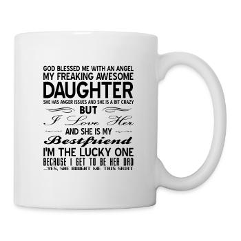 Best dad in the world - Mug - white - Right
