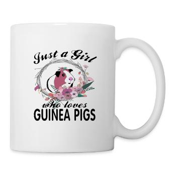 Cadeau cochon d'Inde - Mug blanc - blanc - Droite