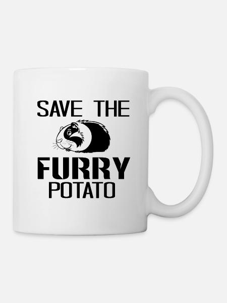 Meerschweinchen - Tasse - Weiß
