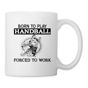 handball - Mug blanc - blanc - Droite