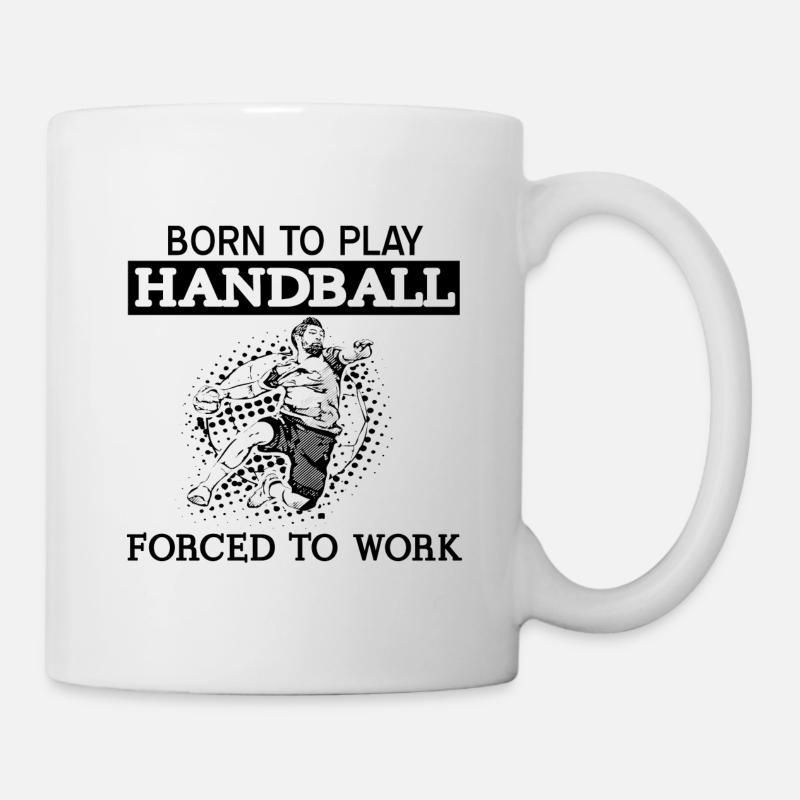 handball - Mug blanc - blanc
