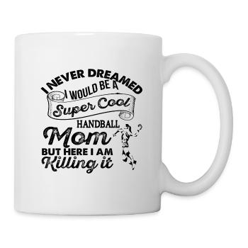 handball - Mug blanc - blanc - Droite