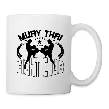 Cadeau de Muay Thai - Mug blanc - blanc - Droite