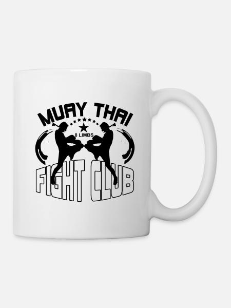 Muay Thai Geschenk - Tasse - Weiß