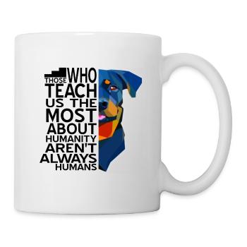 Rottweiler - Mug blanc - blanc - Droite