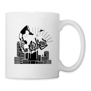 Parkour - Mug - white - Right