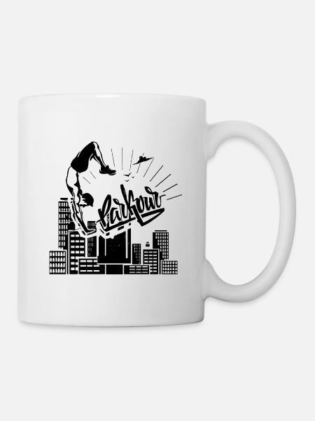 Parkour - Mug blanc - blanc