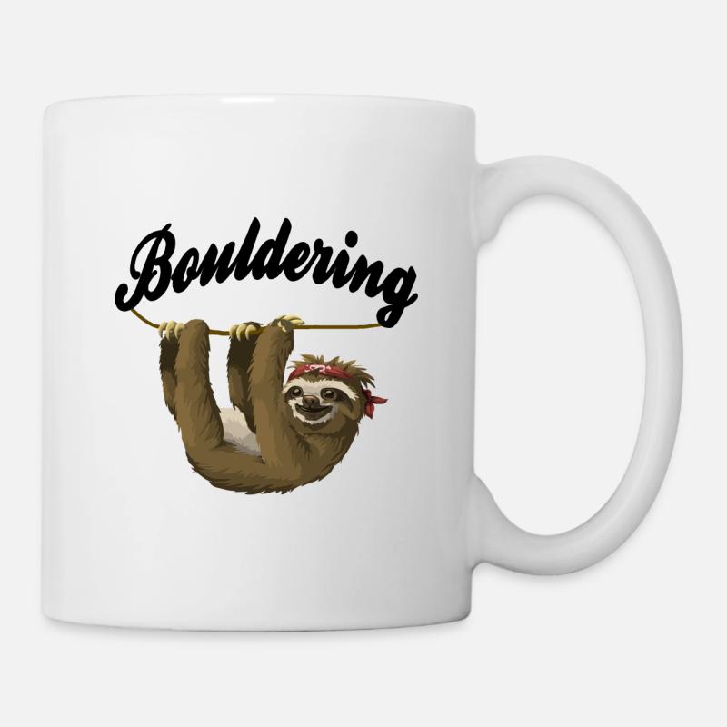 Bouldern - Tasse - Weiß