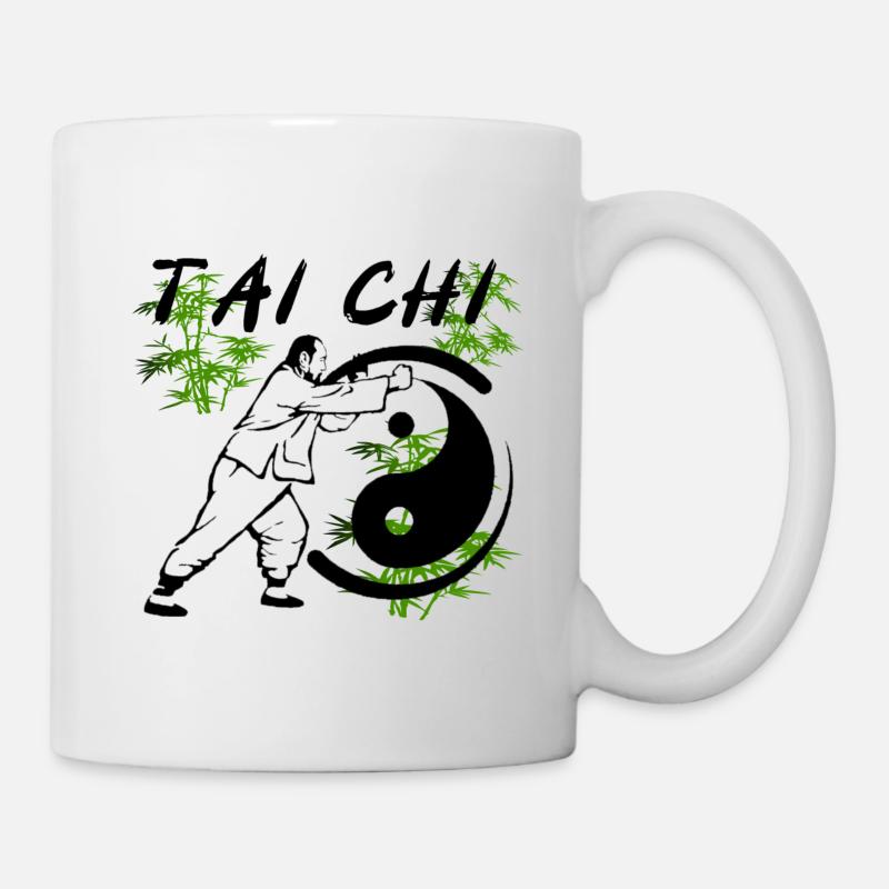 Tai Chi - Mug blanc - blanc