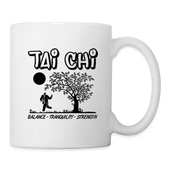 Tai Chi - Tasse - Weiß - Rechts