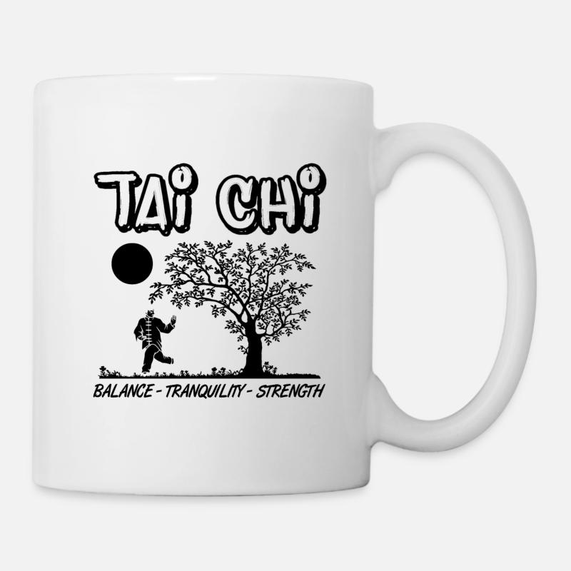 Tai Chi - Mug blanc - blanc