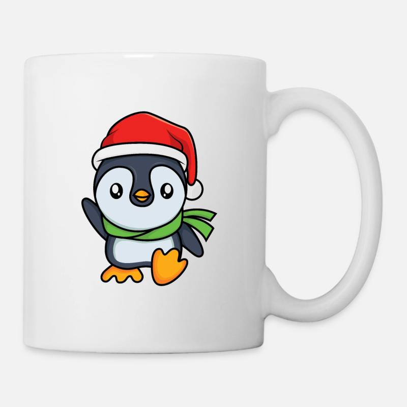 Christmas Penguin - Mug - white