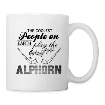 Alphorn - Tasse - Weiß - Rechts